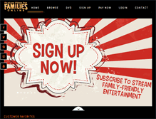 Tablet Screenshot of familytv.com
